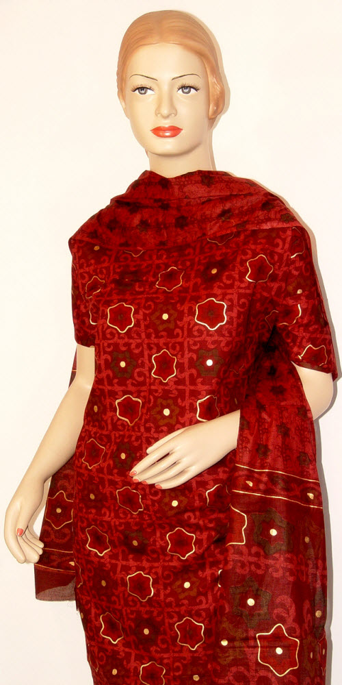 Designer Cotton Printed Suit Un-stitched 10241