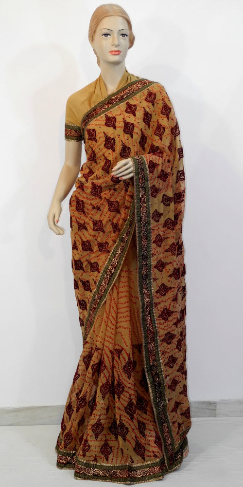 Shop Royal Bandhej Bandhani Saree Online | Rajasthani Saree @ArtistryC