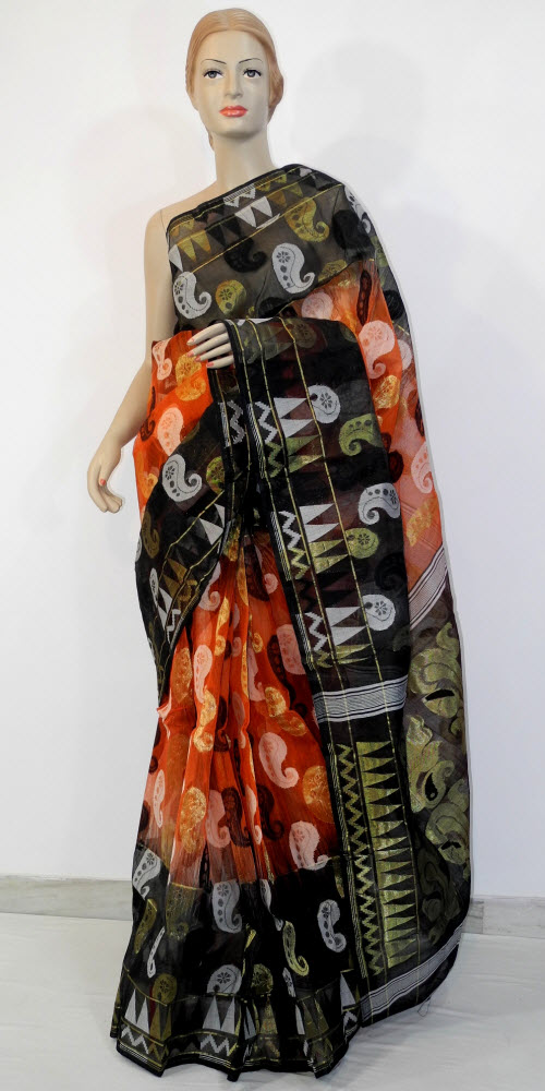 Bengal Handloom Tant Saree Dhakai Jamdani Buy Jamdani Tant Sarees Online Pure Jamdani Tant Sarees Trendy Jamdani Tant Sarees Buy Partywear Collection Online Online Shopping India Sarees Apparel Online