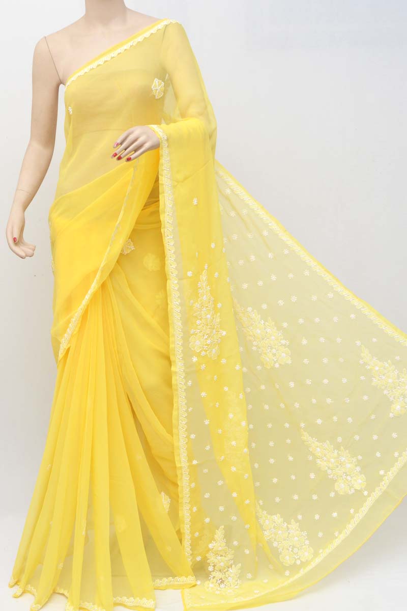 Chikankari Sarees online Lucknowi Andaaz